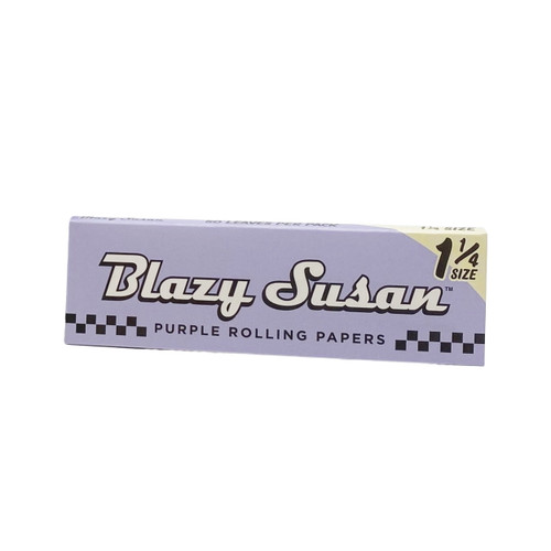 Blazy Susan 1-1/4 Purple Rolling Papers - 50 Pack  