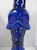18" Big Skull G/G Blue Water Pipe 