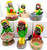4.5" Rasta Man Resin Multi Design Ashtray 