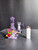 6" Atlantis World Water Pipe w/Dry Bowl (Purple)  