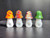 4" Wig Wag Mushroom Head Hand Pipe (D)  