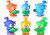 6" Speedster Silicone Water Pipe w/Glass Dish