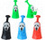 6.5" Friendly Ghost Silicone Water Pipe w/Dry Bowl