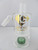 Diamond Glass 14mm 45 degree Green Honey Comb Ash Catcher