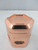 Chromium Crusher 2.5" Hexagon Shape 4 Part Magnetic Heavy Zinc Grinder (Rose Gold)