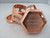 Chromium Crusher 2.5" Hexagon Shape 4 Part Magnetic Heavy Zinc Grinder (Rose Gold)