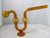 9" XXL Full Color Double Chamber Water Dog w/Stand (Amber)