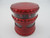 Chromium Crusher 2.5" Zdual Diamond Grip XL Storage 4P Grinder (Red)