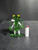 6" Smoking Frog Water Pipe Rig w/Dry Bowl (Green) 