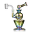 Gemini Mini Dab Rig by MJ Arsenal (Iridescent) 