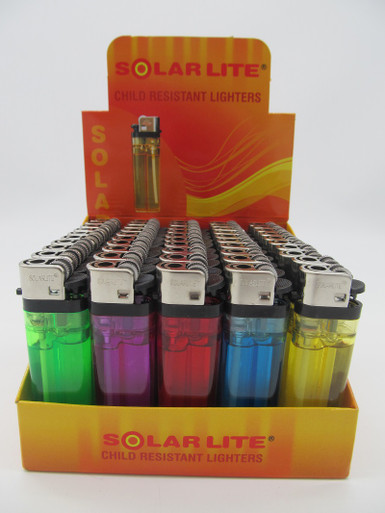 Eco-Friendly Solar Disposable Lighter 50ct | Environmentally Safe