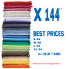 Blank Irregular Mill Grade Lot of 144 Pcs - Assorted Colors 