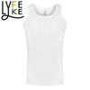 LyFe Lyke Men's Cotton Ribbed White A-Shirt Single Pack 