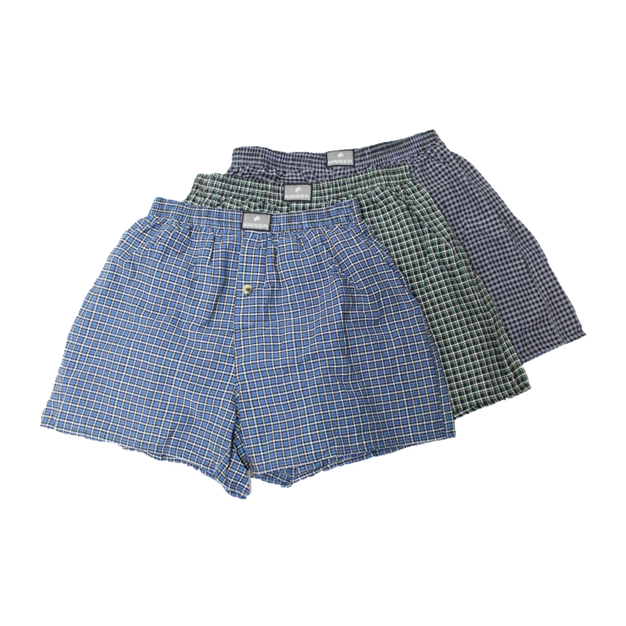 Men's Poly Cotton Boxer Shorts 3 Pack - BS99