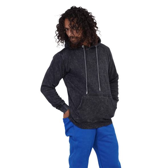 Circle Clothing Unisex Fleece Perfect Pullover Mineral Wash Hoodie 8.25 Oz