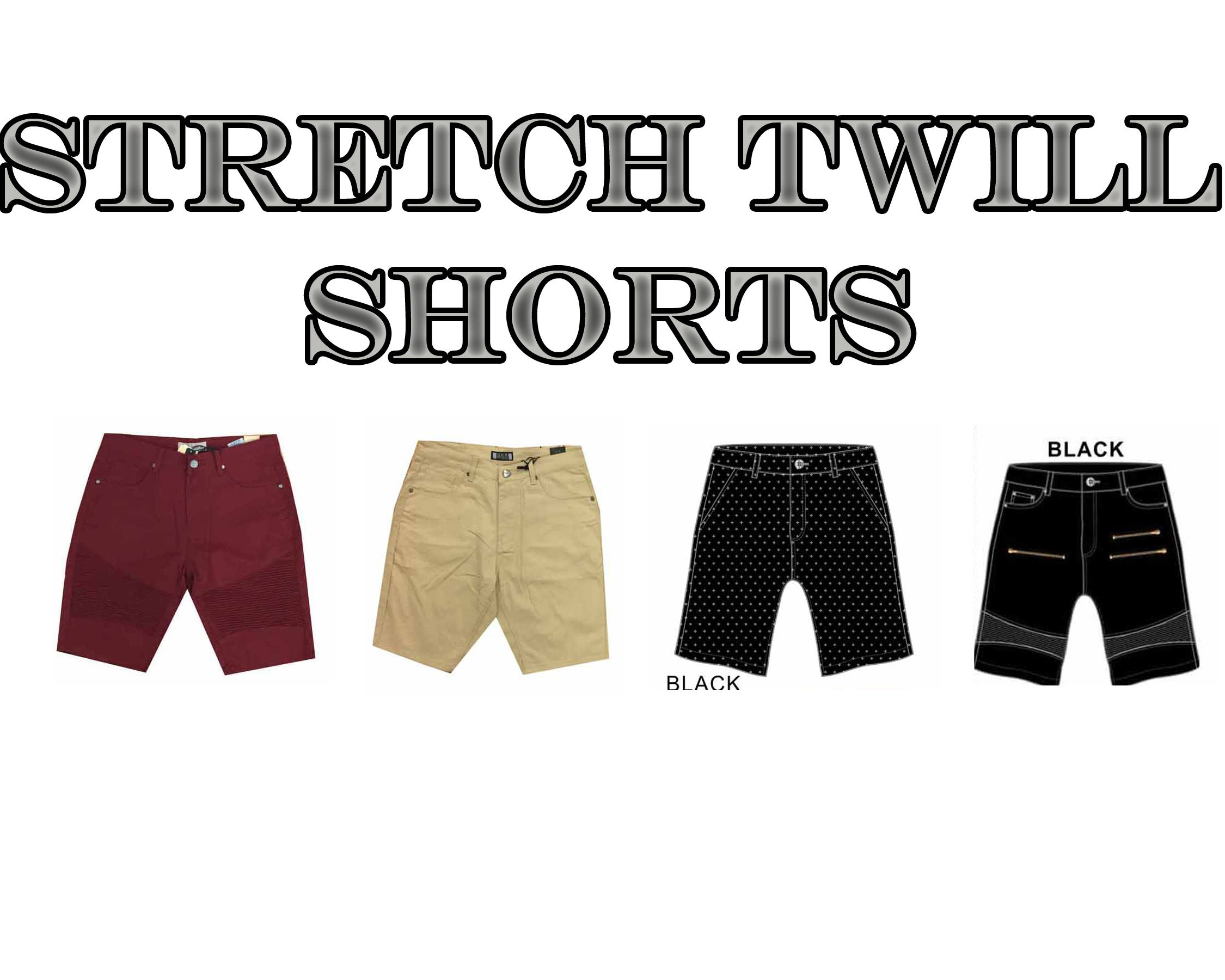 Stretch Twill Shorts