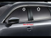 2016 2017 2018 2019 2020 2021 2022 2023 Mazda CX-9 Side Windows Visors Deflectors (set of four) TK78V3700