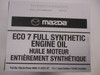 Mazda ECO 7 GF-6 0w20 Case (12 quarts) 000077ECO7QT