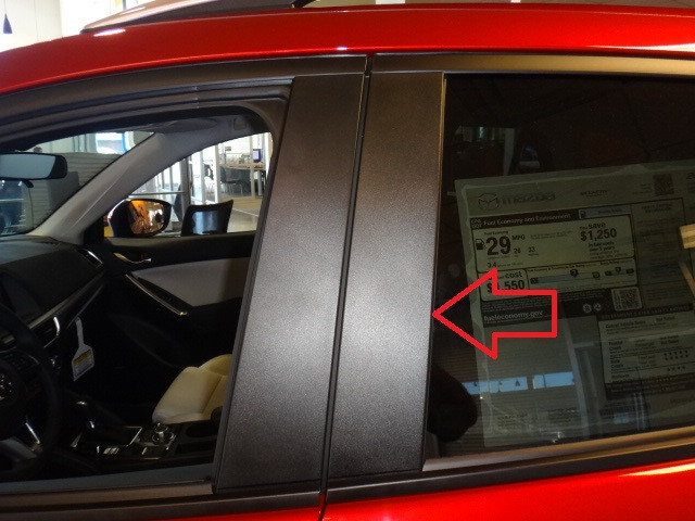 Mazda CX-5 Driver Side Rear Door Front Molding