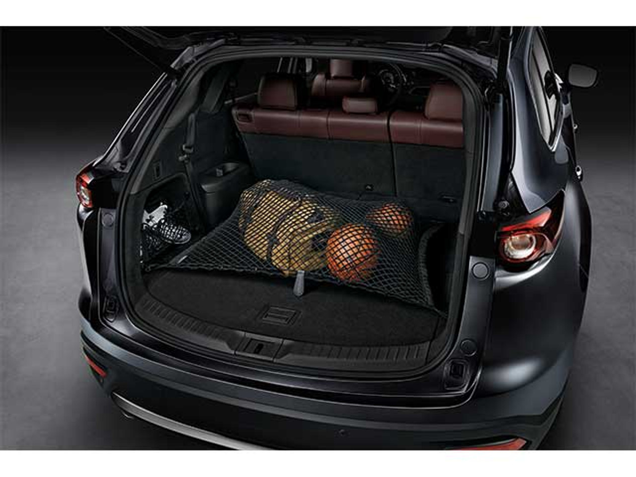 2016 2017 2018 2019 2020 2021 2022 2023 Mazda CX-9 Cargo Net and a pair of Side Storage Nets