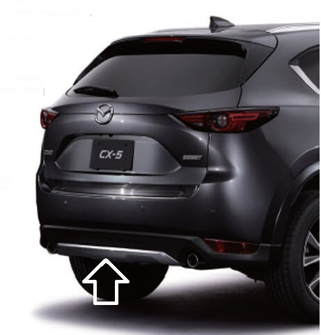 2017 2018 2019 2020 2021 Mazda CX-5 Rear Bumper Trim