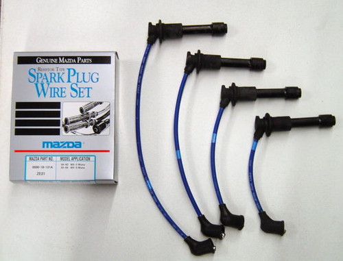 Genuine Mazda Miata NGK Blue Spark Plug Wire Set (1990-2000) 000018121A