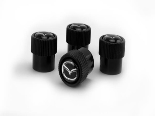 Genuine Mazda Valve Stem Caps in Black (set of four) C9N2V3820