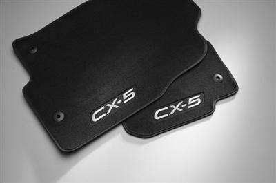 Genuine Mazda CX-5 Carpet Floor Mats in Charcoal Black (set of 4)