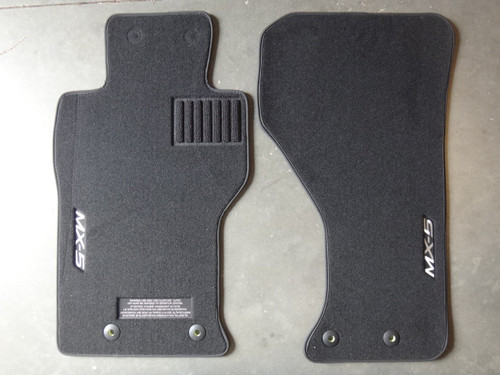 2016 2017 2018 2019 2020 2021 2022 Mazda MX-5 Miata Black Carpet Floor Mats (set of 2) NA1J68G20A03