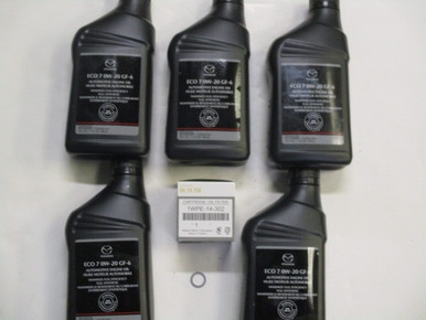 Mazda SKYACTIV® TECHNOLOGY Oil Filter, Drain Plug Washer and 5