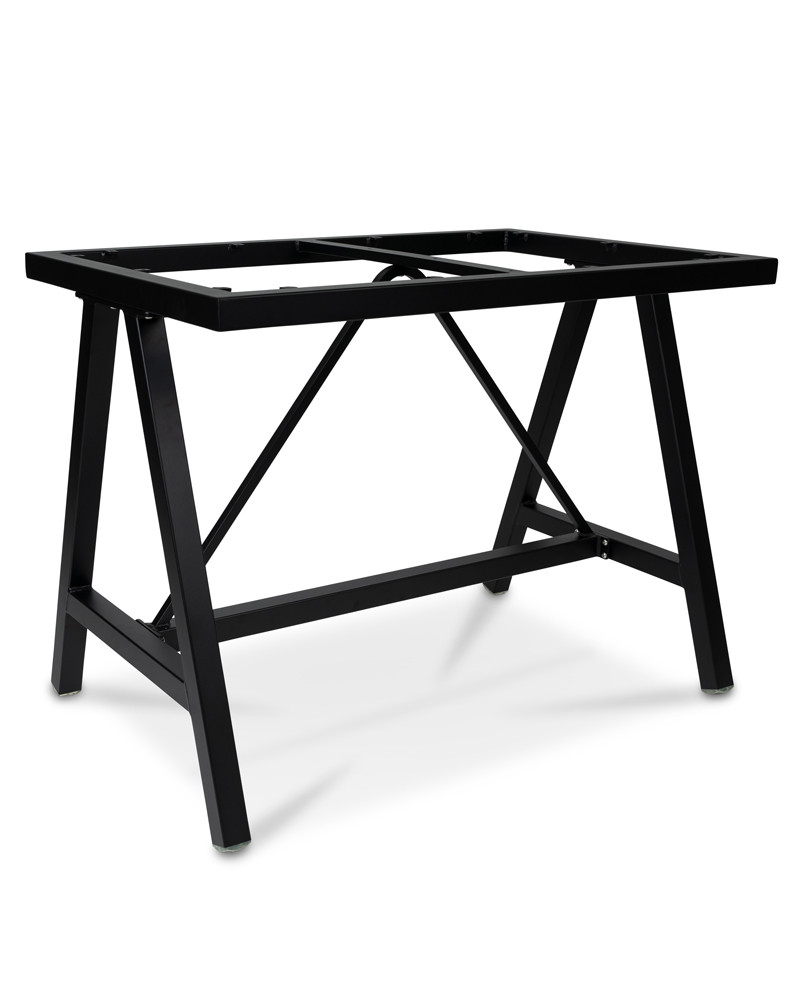 Harper Aluminium Bar Leaner Base - 1190*790*90H, Black