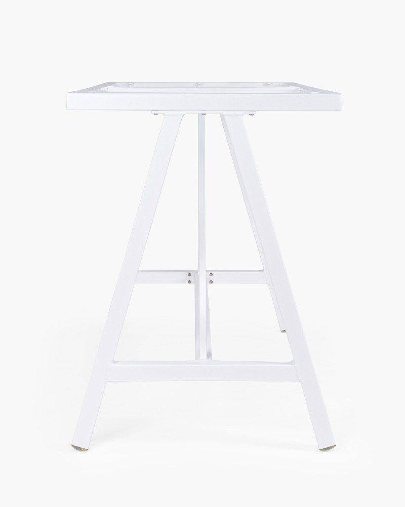 Harper Aluminium Bar Leaner Base - 1590*790*1050H, White