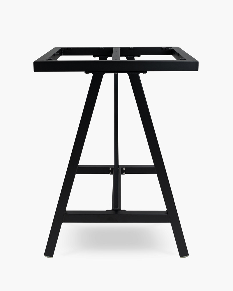 Harper Aluminium Bar Leaner Base - 790*790*1050H, Black