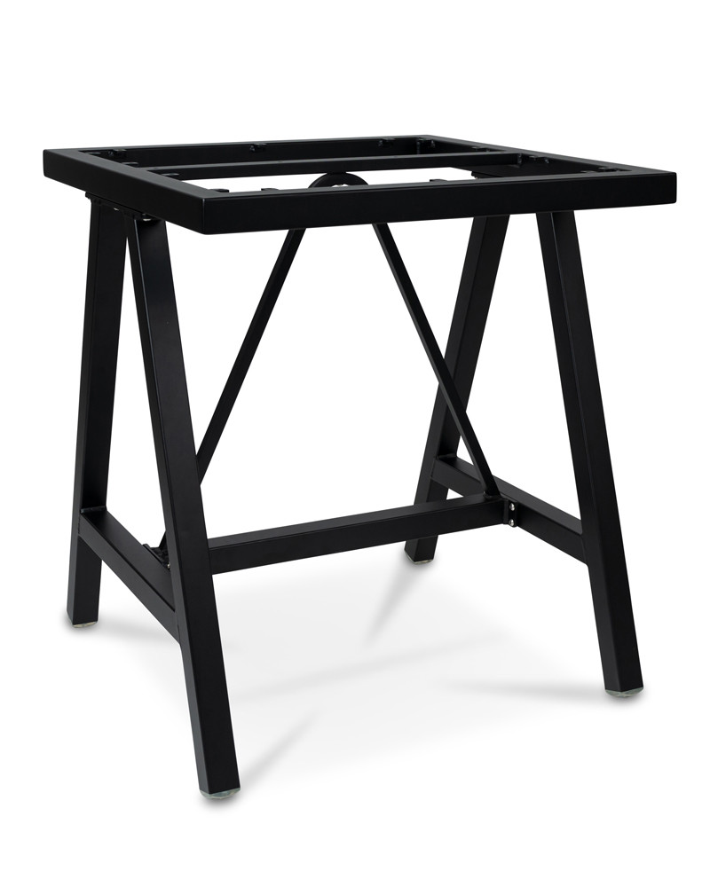 Harper Aluminium Bar Leaner Base - 790*790*90H, Black