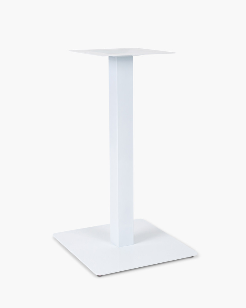 Konus Bar Leaner Base - 50 Sq X 90Cm H, White