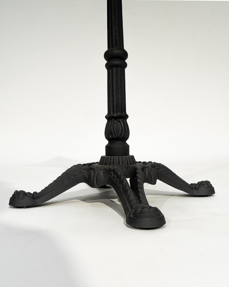 Ted Ornate Bar Leaner Base - 105H, Black