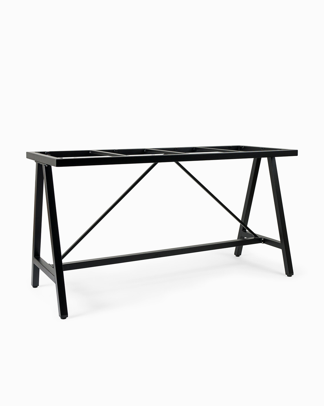 Harper Aluminium Bar Leaner Base - 1990*790*1050H, Black