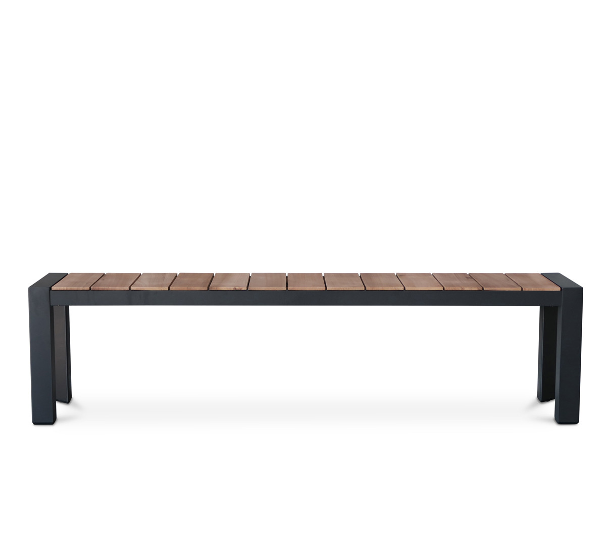 Karaka Outdoor Bench - 180X40Cm, Charcoal