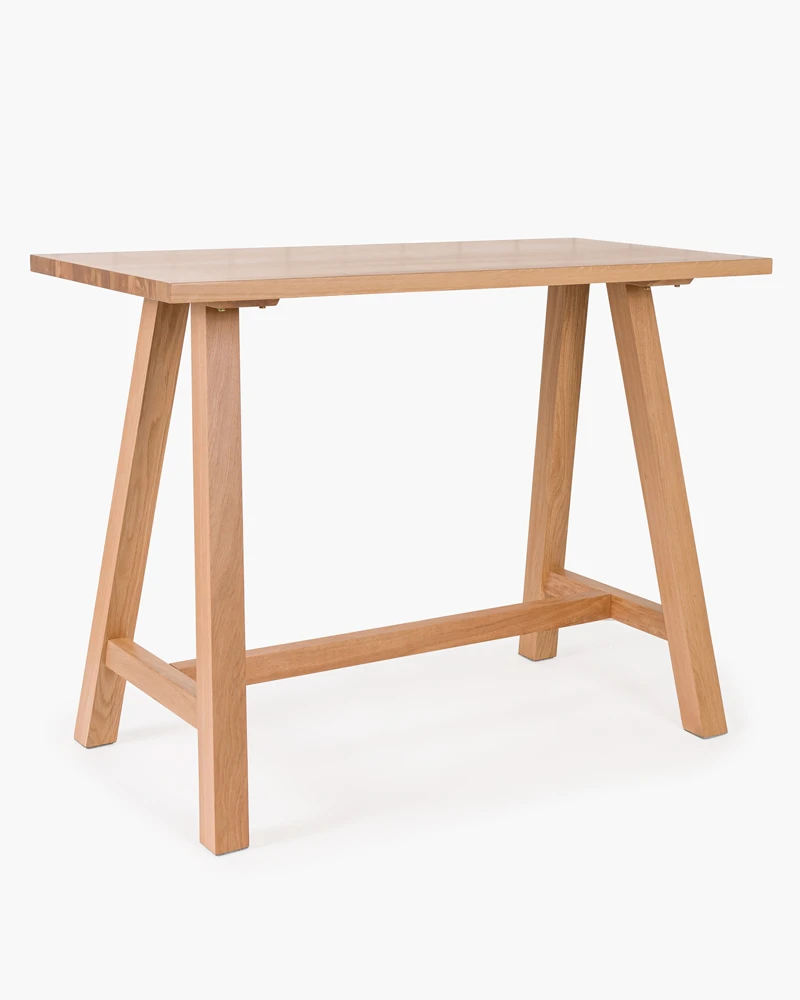 Idaho Oak Bar Leaner - 140X70Cm 105H, Natural