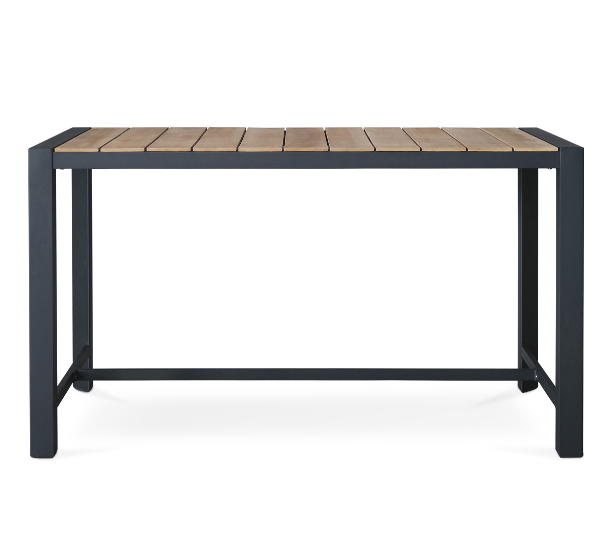 Karaka Outdoor Bar Leaner - 160X80Cm 90H, Charcoal