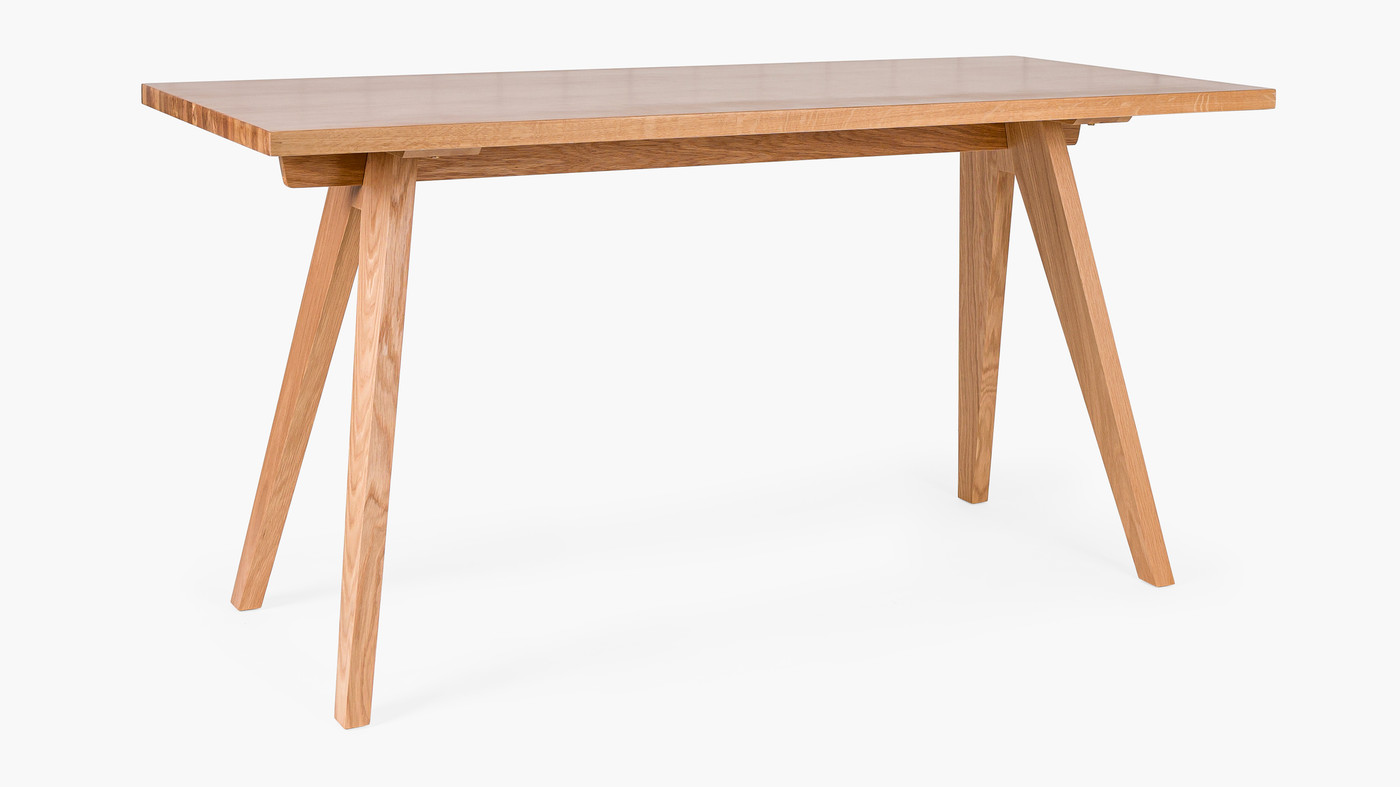 Stockholm Oak Bar Leaner - 180X80Cm 90H, Natural