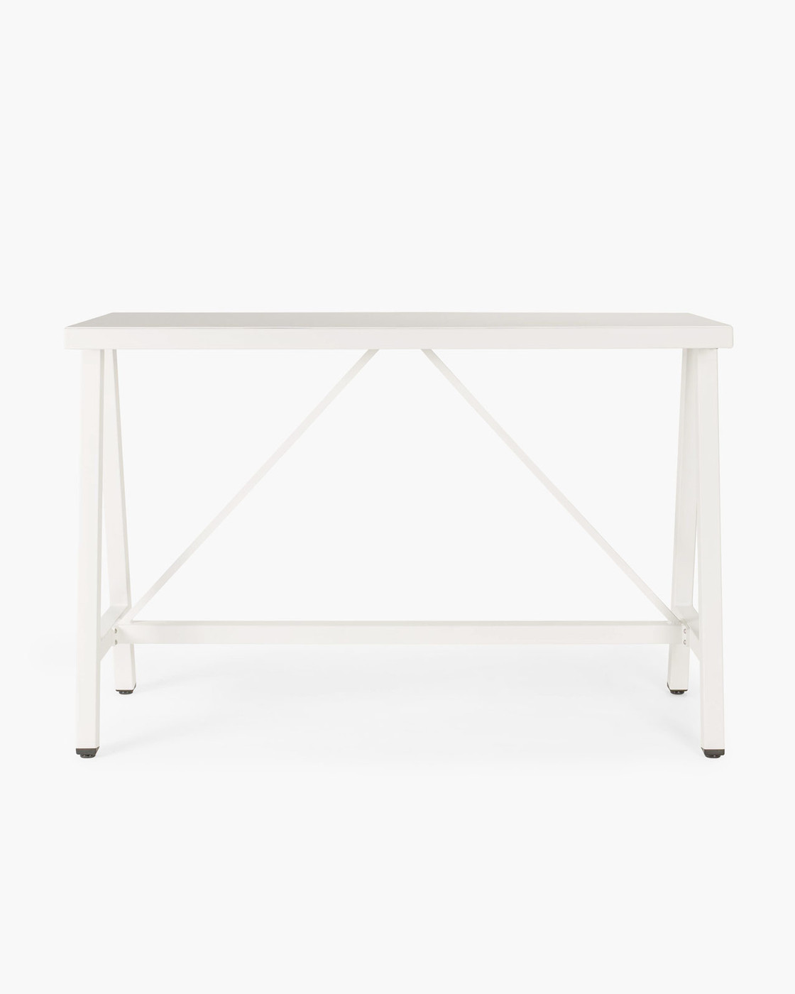 Kingston Outdoor Bar Leaner - 160X60Cm 105 H, White