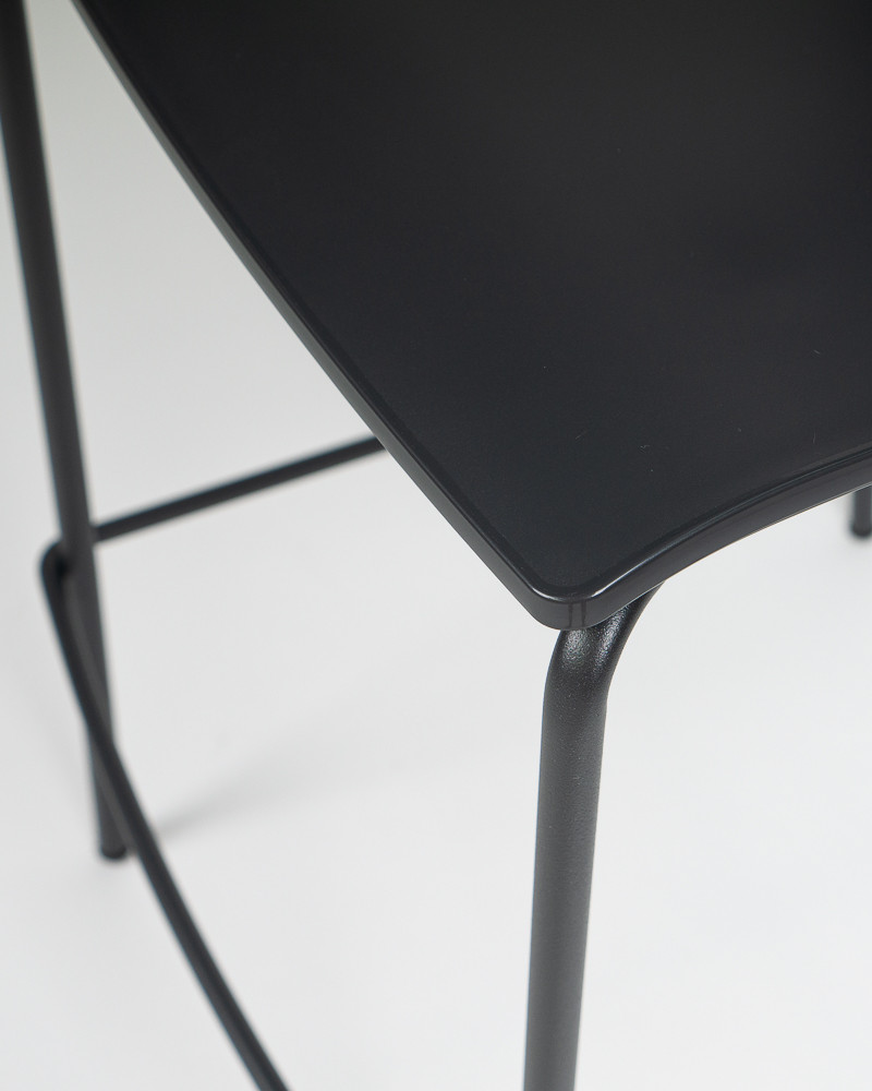Alice Bar Stool - Anthracite, 65Cm - Anthracite Leg