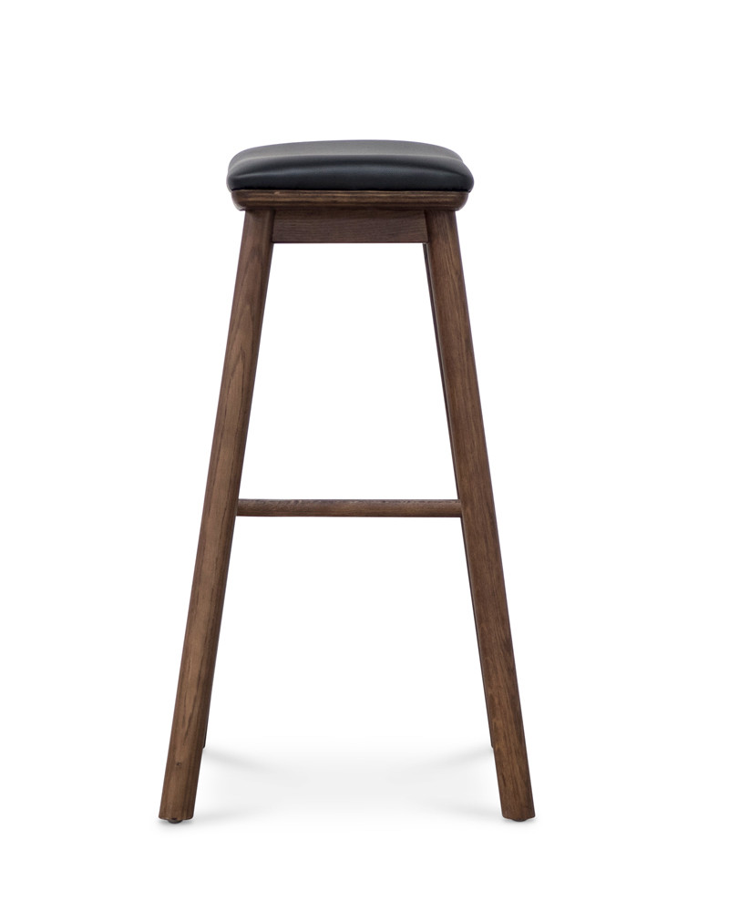 Archie Bar Stool - Walnut, 75Cm