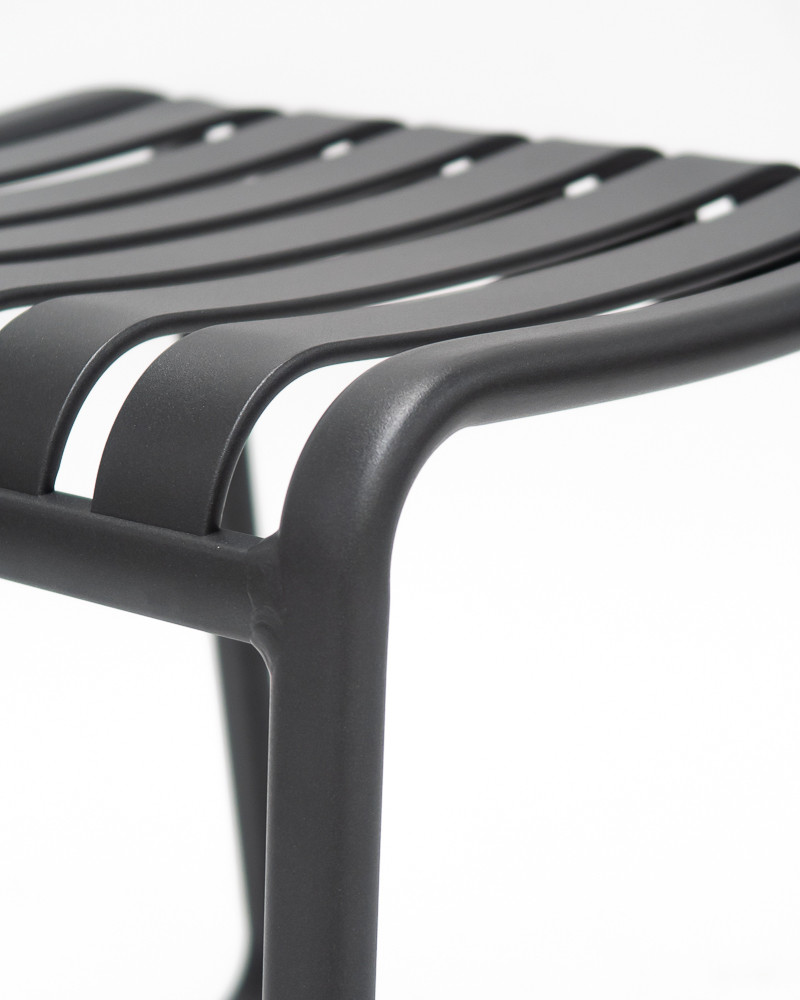 Atticus Bar Stool - Charcoal, 45 Cm