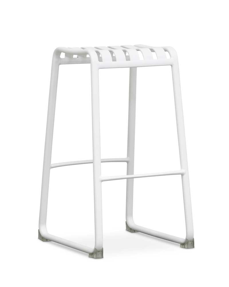Atticus Bar Stool - White, 75 Cm