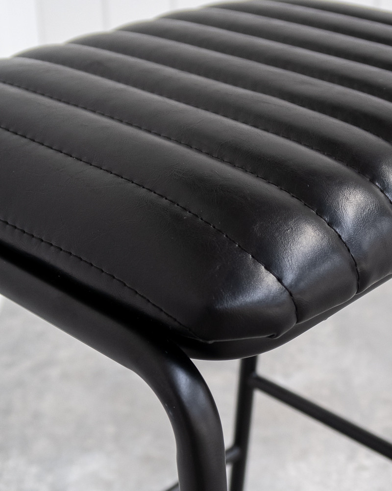 Bruce Bar Stool - Black, 65Cm