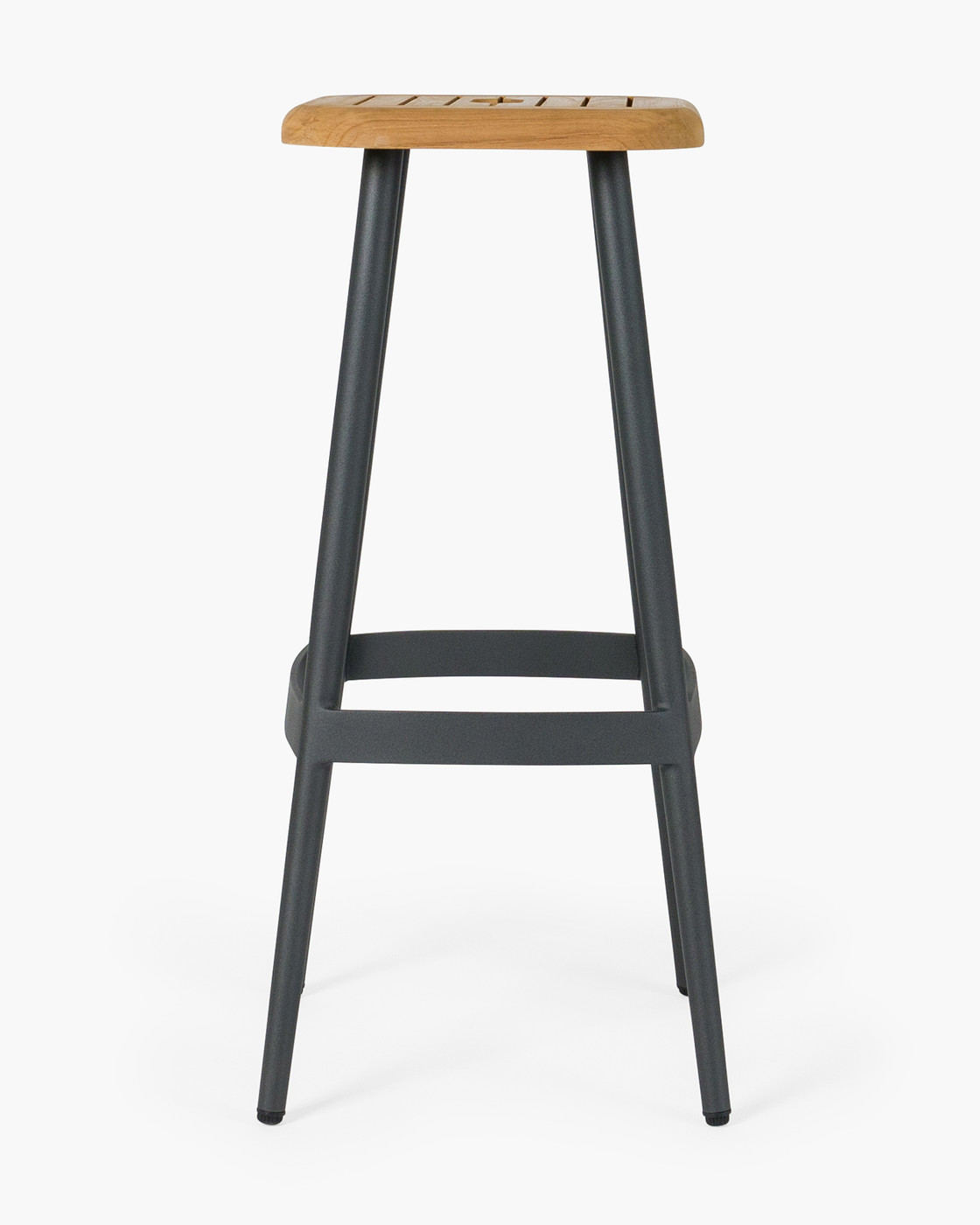 Denver Bar Stool - Charcoal, 76Cm