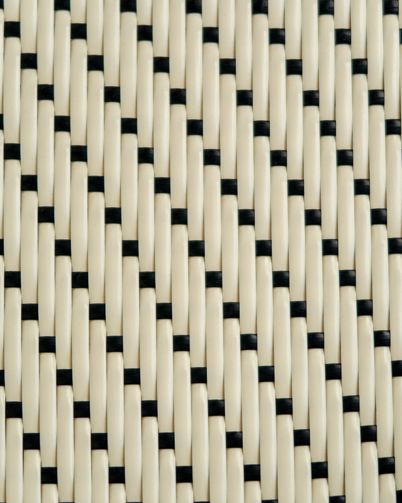 Fleur Barstool - Ivory/Black, 76Cm