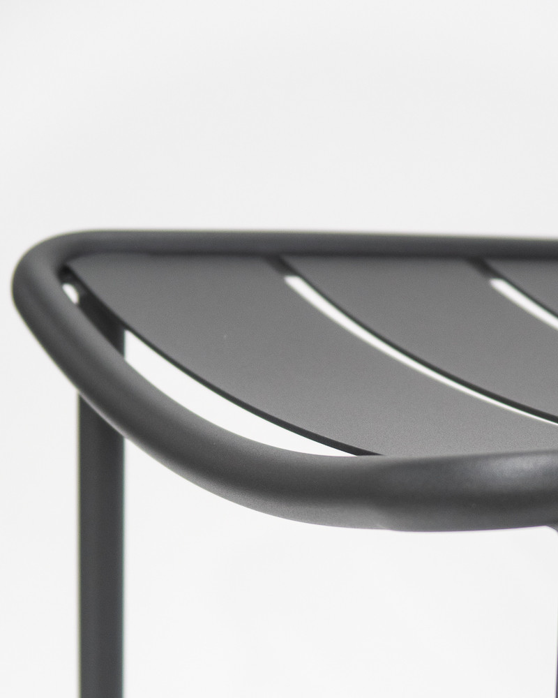 Frankie Bar Stool - Charcoal, 65Cm